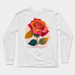 Cute Rose Long Sleeve T-Shirt